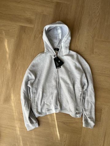 Represent Boxy Zip Hoodie Initial Grijs XS beschikbaar voor biedingen