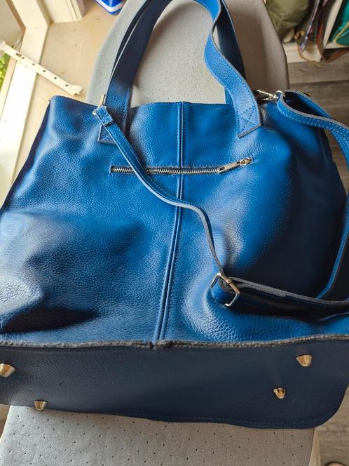 leren blauwe tas. nieuw!, Sieraden, Tassen en Uiterlijk, Tassen | Schoudertassen, Nieuw, Blauw, Ophalen of Verzenden
