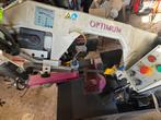 Optimum band zaag  machine, kracht stroom, Ophalen, Gebruikt