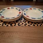 Boerenbont servies borden 9 delig., Antiek en Kunst, Ophalen