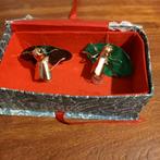 Chinese vechtkrekel - in vintage zijden doos, Antiek en Kunst, Ophalen of Verzenden