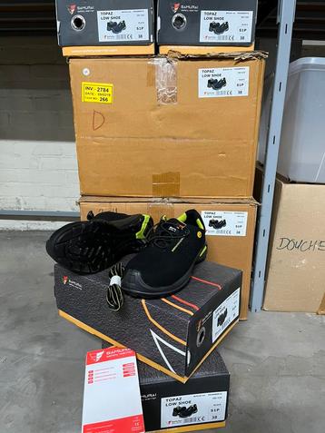 Partij samurai topaz low werkschoenen 20 paar, maat 38 beschikbaar voor biedingen