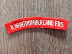 Schoudertitel Royal Northumberland Fusseliers, Ophalen of Verzenden, Landmacht, Engeland, Embleem of Badge