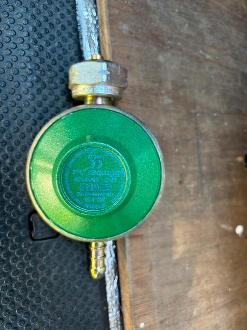 Gimeg gasdrukregelaar – 50 mbar, DIN-aansluiting, Caravans en Kamperen, Kampeeraccessoires, Zo goed als nieuw, Ophalen of Verzenden