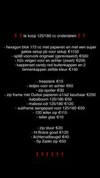 125/180 cc /piaggio zip onderdelen, Fietsen en Brommers, Brommeronderdelen | Scooters, Ophalen of Verzenden, Overige typen, Piaggio