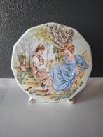 Antieke porselein decoratie portugal handgeschilderd, Ophalen of Verzenden