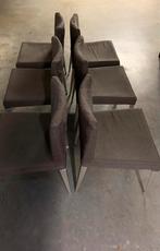 Maxalto Eunice 6 design stoelen(om op te maken), Ophalen, Gebruikt, Design Maxalto Eunice, Metaal