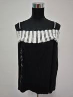 Tr12 - Zwart met witte Elisa Cavaletti trui maat 38 (1), Ophalen of Verzenden, Zo goed als nieuw, Maat 38/40 (M), Zwart