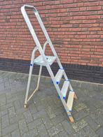 GAMMA huishoudtrap 4 Treeds aluminium, Ophalen, Minder dan 2 meter