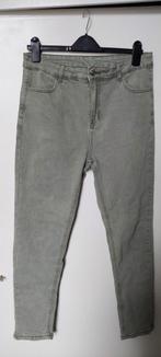 Broek: Groen/grijze skinny spijkerbroek – Shein, maat 44/XL, Zwart, Maat 42/44 (L), Ophalen of Verzenden, Zo goed als nieuw