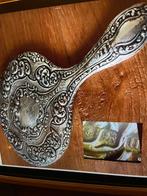 Mooie zilveren spiegel uit 1915, Antiek en Kunst, Ophalen of Verzenden, Zilver