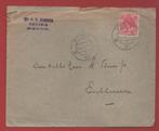 Envelop uit Hoorn naar Enkhuizen - 1917 (pst.Hoorn + Enkhui), Postzegels en Munten, Brieven en Enveloppen | Nederland, Ophalen of Verzenden