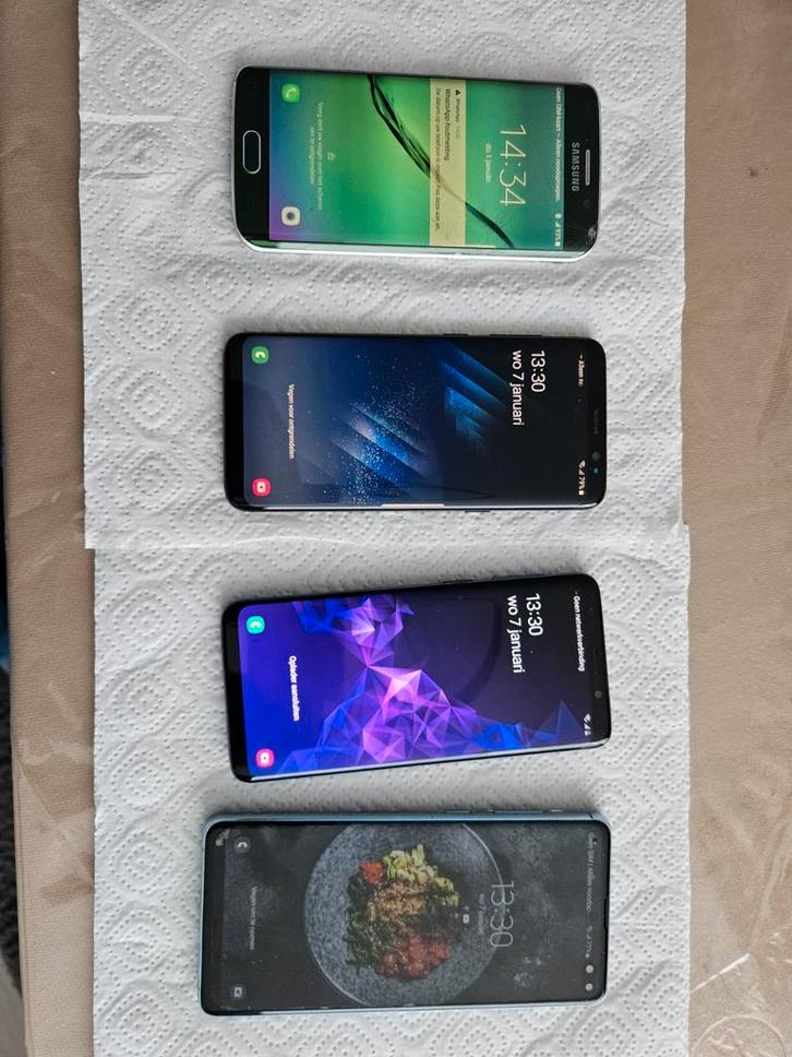 Partij Samsung Galaxy toestellen, Telecommunicatie, Mobiele telefoons | Samsung, Galaxy S10, 128 GB, Zwart, Ophalen of Verzenden