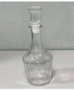 Heldere kristallen karaf met stop / dop, antiek kristal 30cm, Antiek en Kunst, Ophalen of Verzenden