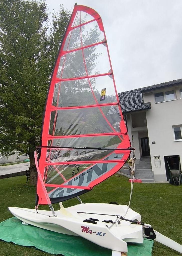 MA-JET surf-zeilboot trimaran, Watersport en Boten, Windsurfen, Ophalen of Verzenden