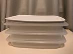Tupperware Bakjes - 3 stuks, vleeswaren, Ophalen of Verzenden, Zo goed als nieuw, Wit, Bak of Kom