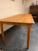 Houten Eettafel - houtwerk hattem, Huis en Inrichting, Tafels | Eettafels, Ophalen, Gebruikt, 100 tot 150 cm, Eikenhout