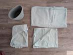 Cotton Baby ledikantdeken, wiegdeken, 2x lakenledikant,, Ophalen of Verzenden, Gebruikt, Wit, Jongetje of Meisje