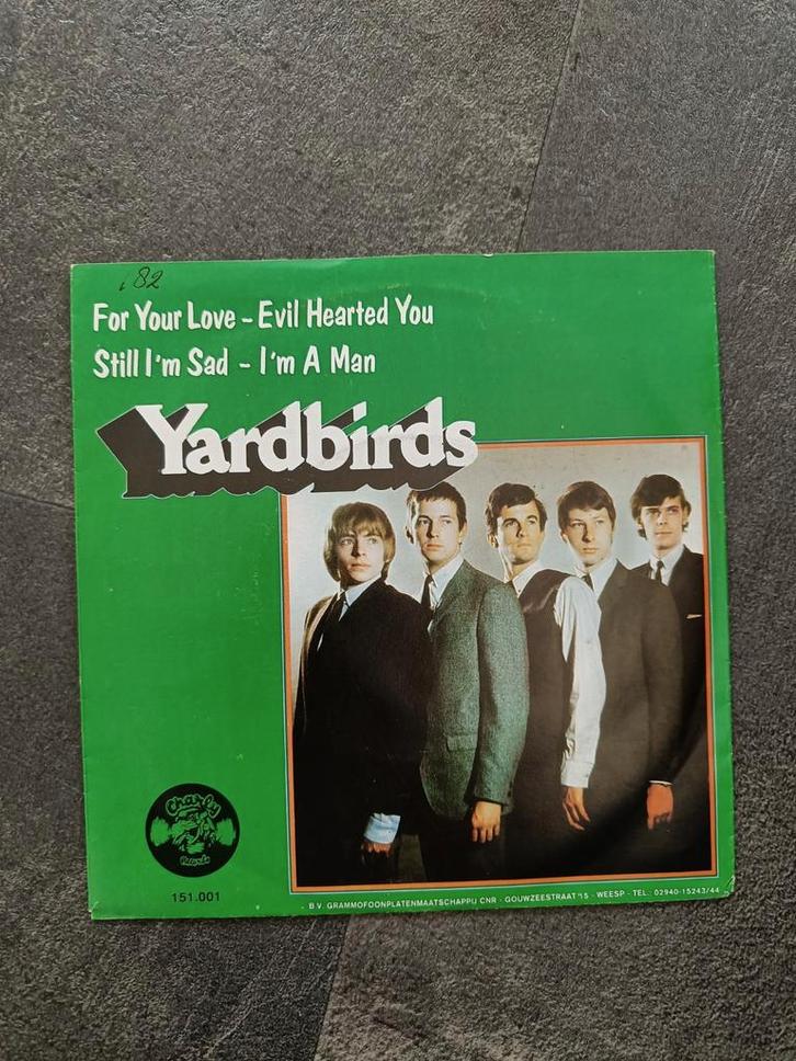 Yardbirds - For Your Love - Originele Single, Cd's en Dvd's, Vinyl Singles, Gebruikt, Single, Rock en Metal, 7 inch, Ophalen of Verzenden