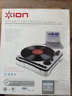 ION Platenspeler - Verkleurd, Werkt Nog!, Audio, Tv en Foto, Platenspelers, Gebruikt, USB-aansluiting, Platenspeler, Ophalen