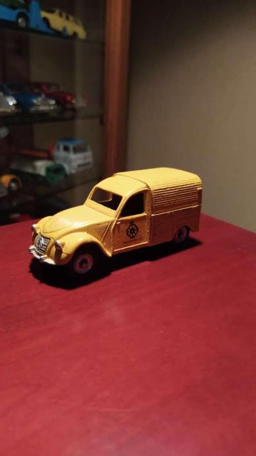 CITROEN 2CV BESTELEEND ANWB, DINKY TOYS FRANCE, MOOI !!!, Hobby en Vrije tijd, Modelauto's | 1:43, Gebruikt, Auto, Dinky Toys