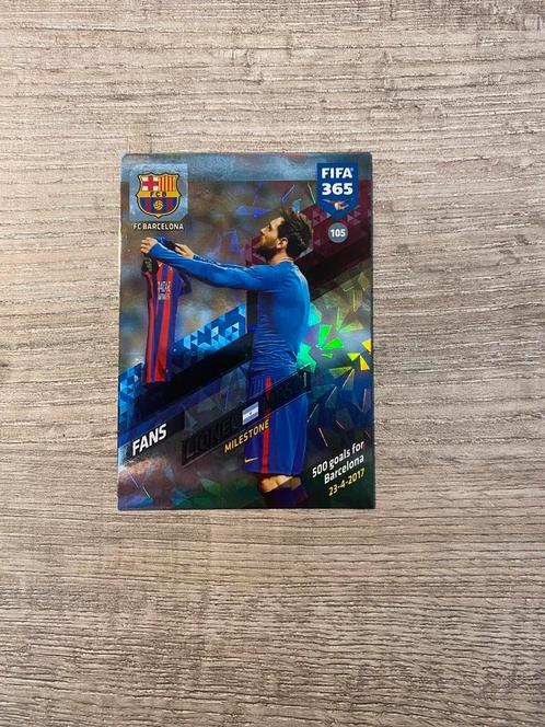 Lionel Messi 2018 Panini Milestone 500 Goals, Hobby en Vrije tijd, Stickers en Plaatjes, Nieuw, Plaatje, Ophalen of Verzenden
