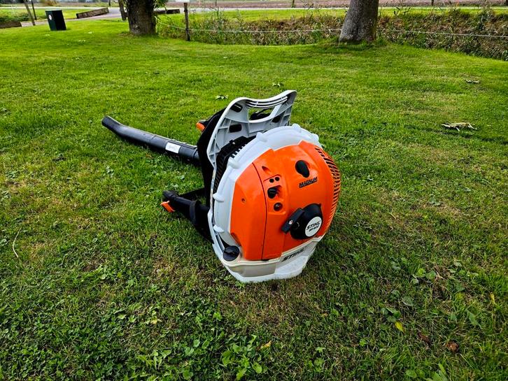 Zeer nette Stihl BR 600 bladblazer | BR 600 Magnum 4-Mix, Tuin en Terras, Bladblazers, Gebruikt, Ruggedragen, Benzine, Ophalen of Verzenden