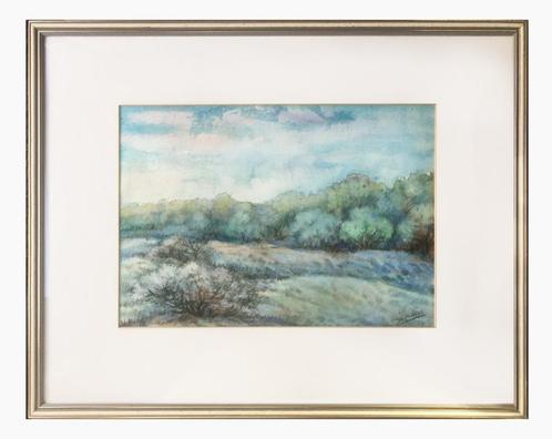 Jan van der Veer (1912 – Haarlem 2001) – aquarel -, Antiek en Kunst, Kunst | Schilderijen | Klassiek, Ophalen