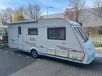Elddis odyssey 524 met stapelbed, goede conditie, lage prijs, Caravans en Kamperen, Elddis, 75 kg, Ringverwarming, Bedrijf