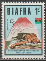 701. Biafra 18 pfr. 1 jaar Onafhankelijkheid, Ophalen of Verzenden, Overige landen, Postfris