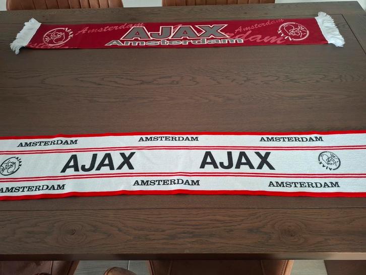 3x Ajax Sjaal, Verzamelen, Sportartikelen en Voetbal, Zo goed als nieuw, Vaantje of Sjaal, Ajax, Ophalen of Verzenden