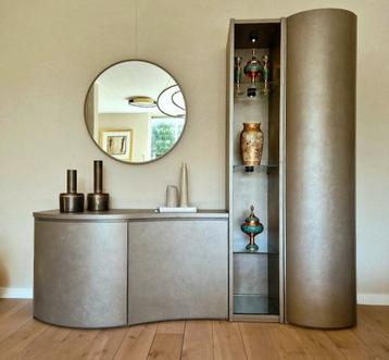 Luxe design kastenset met LED verlichting – modern, golvend  beschikbaar voor biedingen