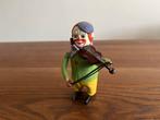 Schuco clown met viool blikken speelgoed, Ophalen of Verzenden