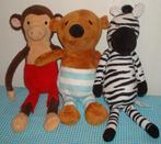 DIERENDORPJE knuffels Piet AAP Koos ZEBRA Willem BEER, Ophalen of Verzenden, Gebruikt, Overige typen