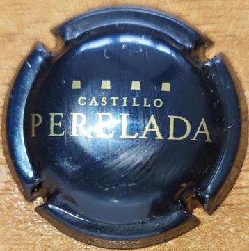 Spaanse cavacapsule Castillo PERELADA blauw & goud nr 04