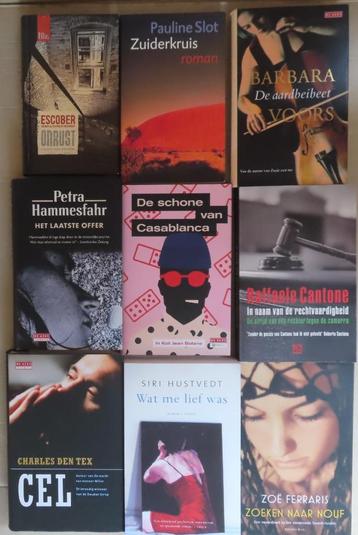 9 spannende boeken; in 1 koop € 7,50 beschikbaar voor biedingen