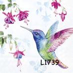 Servetten decoupage/bullet journal * kolibrie L1739, Verzenden, Nieuw, Materiaal