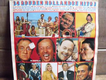 14 Gouden Hollandse Hits! (1972) LP beschikbaar voor biedingen