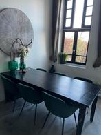 Landelijke eettafel, 200 cm of meer, Vijf personen of meer, Rechthoekig, 50 tot 100 cm