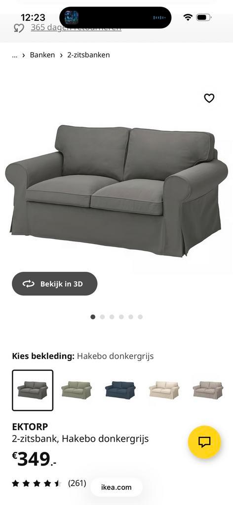 Ikea bank, Huis en Inrichting, Slaapkamer | Slaapbanken, Zo goed als nieuw, Tweepersoons, Ophalen of Verzenden