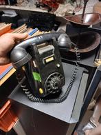 Vintage Zwarte Telefoon - Draaischijf, Antiek en Kunst, Ophalen of Verzenden