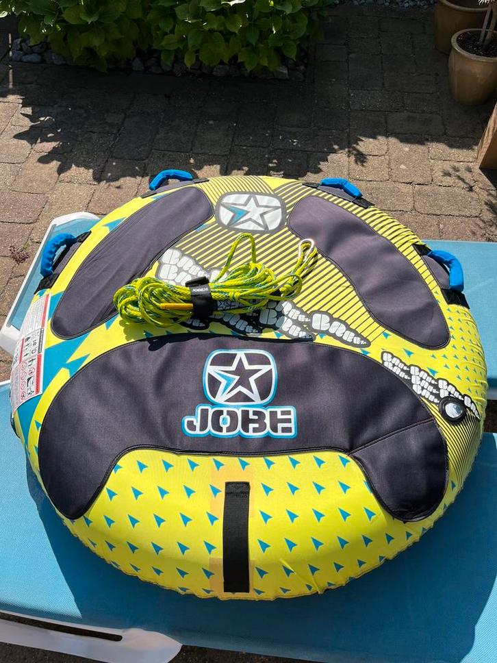 Jobe Breeze funtube 1 pers incl. 2 pers Jobe touw ZGAN!, Watersport en Boten, Waterski's, Zo goed als nieuw, Funband of Funtube