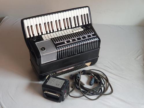 Hohner Electravox N - Elektrische Accordeon, Muziek en Instrumenten, Accordeons, Gebruikt, Toetsaccordeon, 120-bas, Hohner, Met koffer