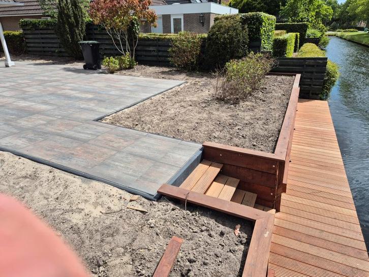 Tuin leeghalen, beschoeiingen, graszoden bestraten onderhoud, Diensten en Vakmensen, Tuinmannen en Stratenmakers, Bestrating