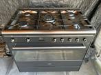 Smeg gasfornuis 90cm, 5 pits, oven werkt niet, Ophalen, Gebruikt, 60 cm of meer, Gas