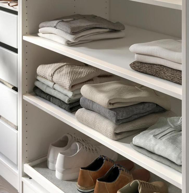 IKEA Pax Complement Planken - Wit, Huis en Inrichting, Kasten | Kledingkasten, Gebruikt, Minder dan 100 cm, 50 tot 100 cm, 50 tot 75 cm