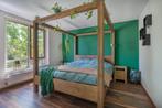 Massief Houten Hemelbed 180 x 210, Huis en Inrichting, Ophalen, Bruin, 210 cm, Tweepersoons