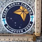 Sticker Nijmeegse vierdaagse 2024 Team North Finland, Ophalen of Verzenden, Nieuw