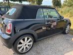 Mini Cabrio 1.6 120pk 2010 Zwart, Auto's, 4 cilinders, Cabriolet, 4 stoelen, Zwart