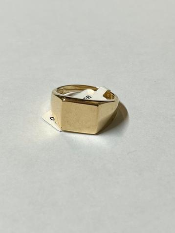 Gouden zegel ring 14 karaat nieuw